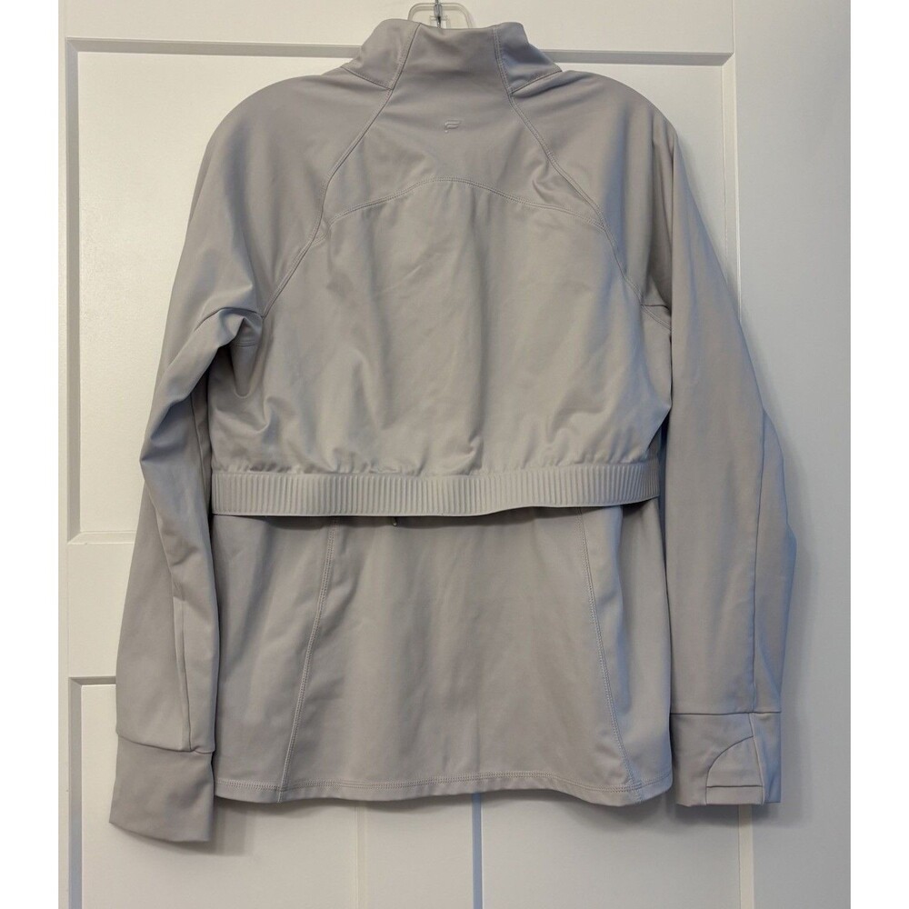 Fabletics Trinity Performance Jacket Light Gray Z… - image 2